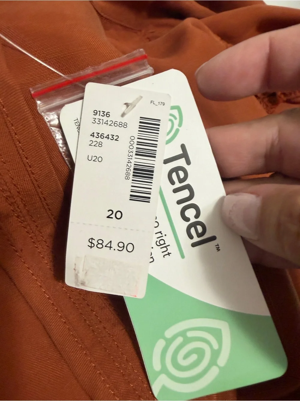 Reitman's Open Front Jacket Rust Orange - Picture 7 of 11
